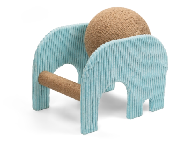 Blue Elephant Sharate Cat Statcher